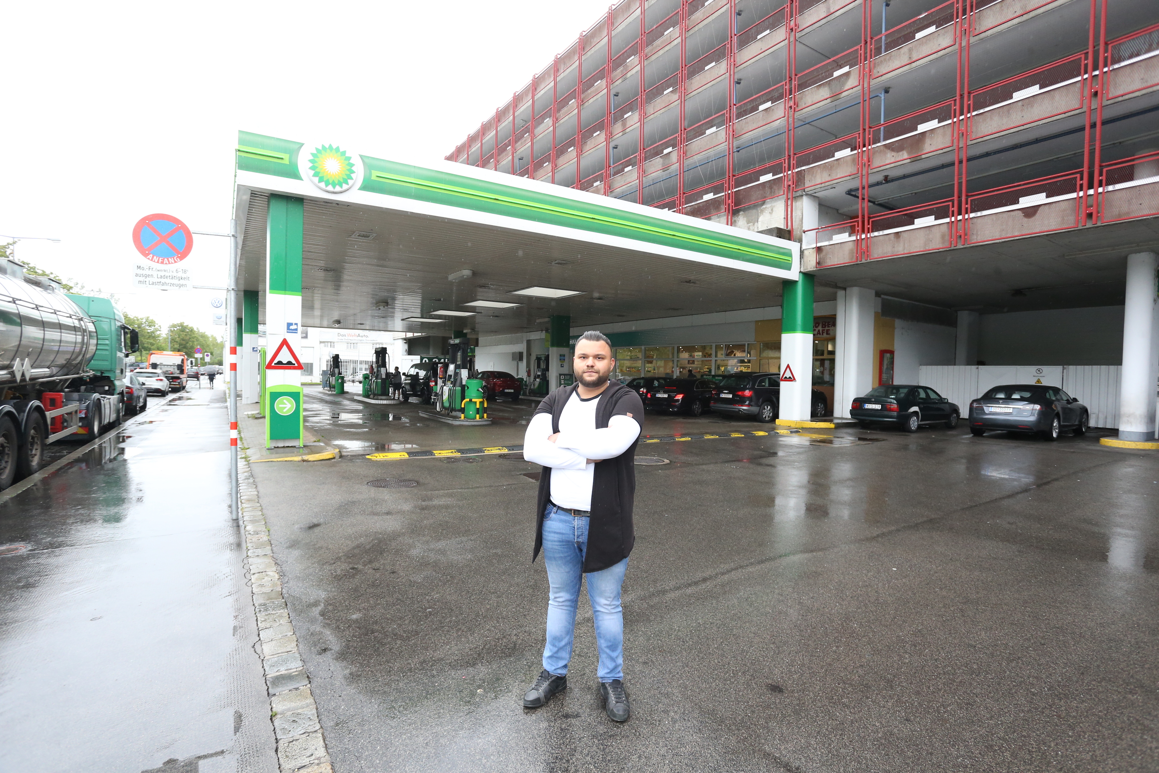 Streit auf Tankstelle in Wien-Landstraße