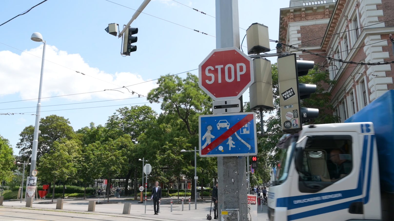 Diese Kreuzung am Wiener Karlsplatz sorgt immer wieder für Strafmandate.