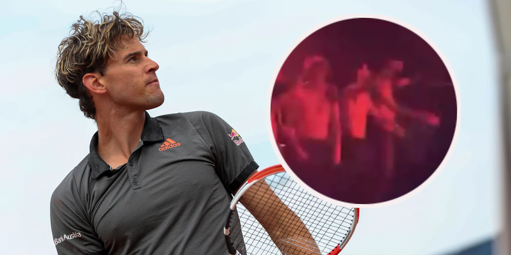 Dominic Thiem und andere Tennis-Stars feierten eine ausgelassene Party.