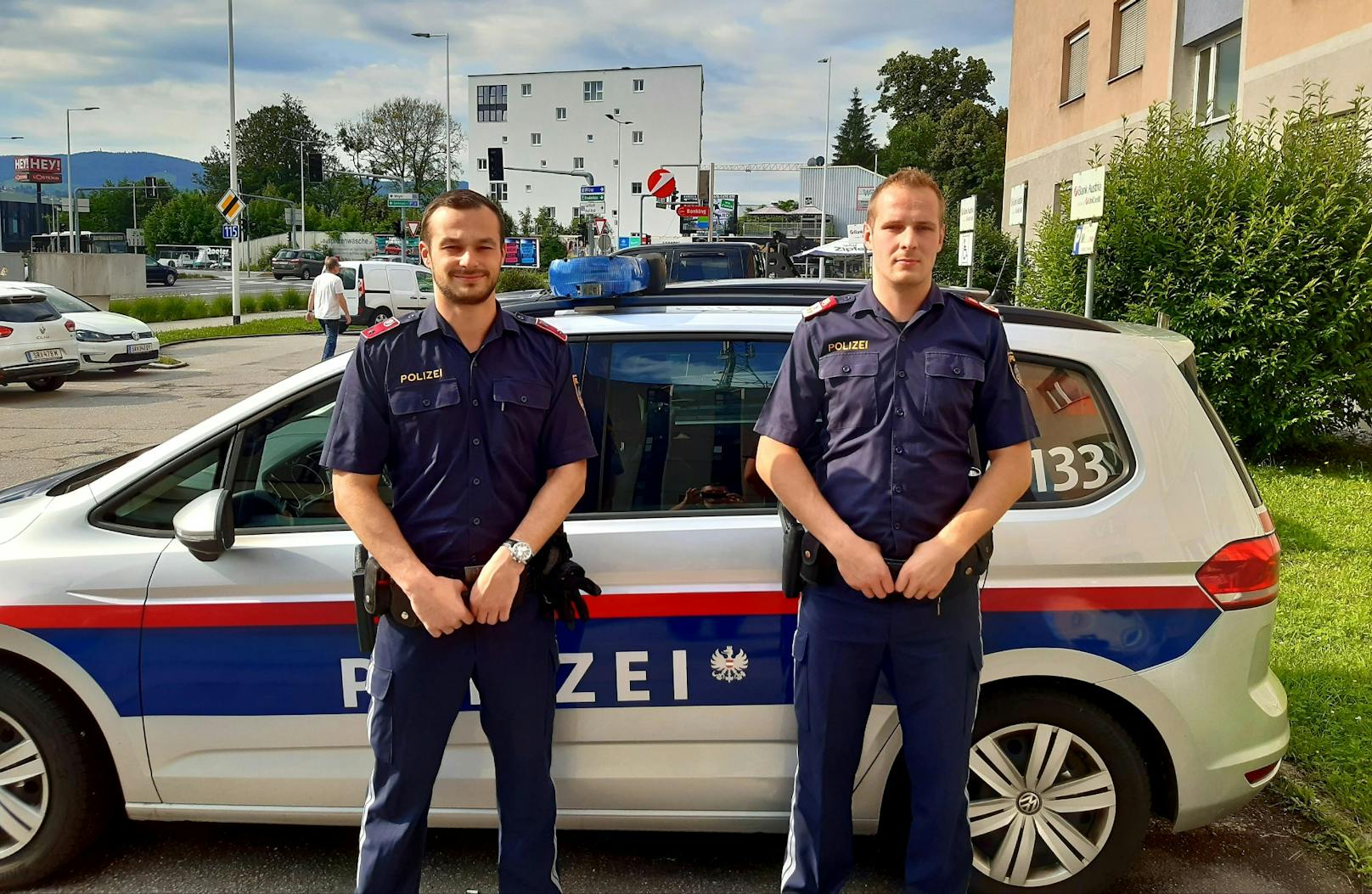 Christoph Weigner (31) und Vinzenz Gahler (29) wurden für einen 23-Jährigen zu Lebensrettern.