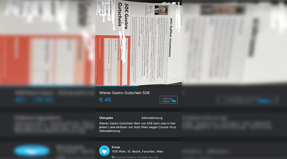 Den Schnitzel-Fünfziger gibt's jetzt um 45 Euro im Internet zu kaufen.