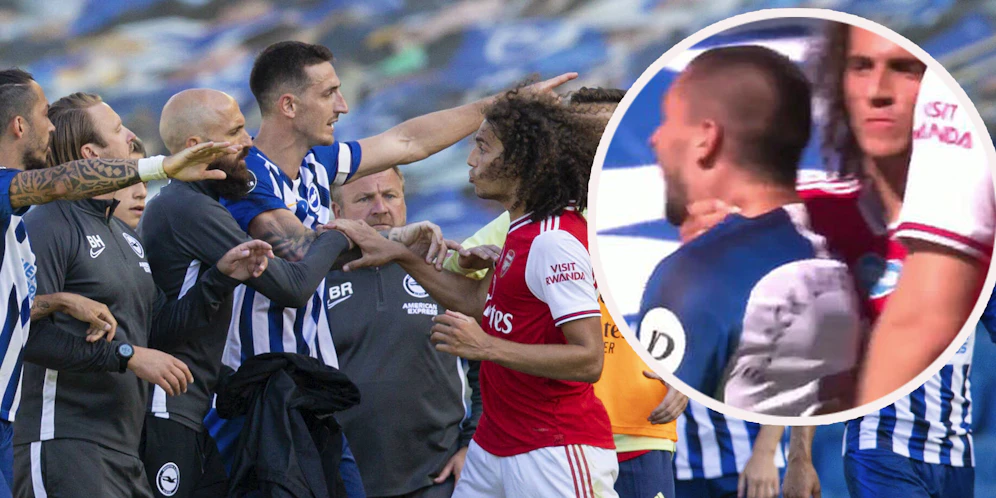 Matteo Guendouzi machte sich bei den Brighton-Spielern keine Freunde.