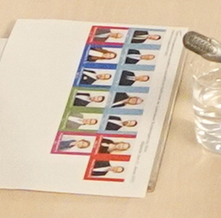 Die Abgeordnetenliste für den Kanzler.