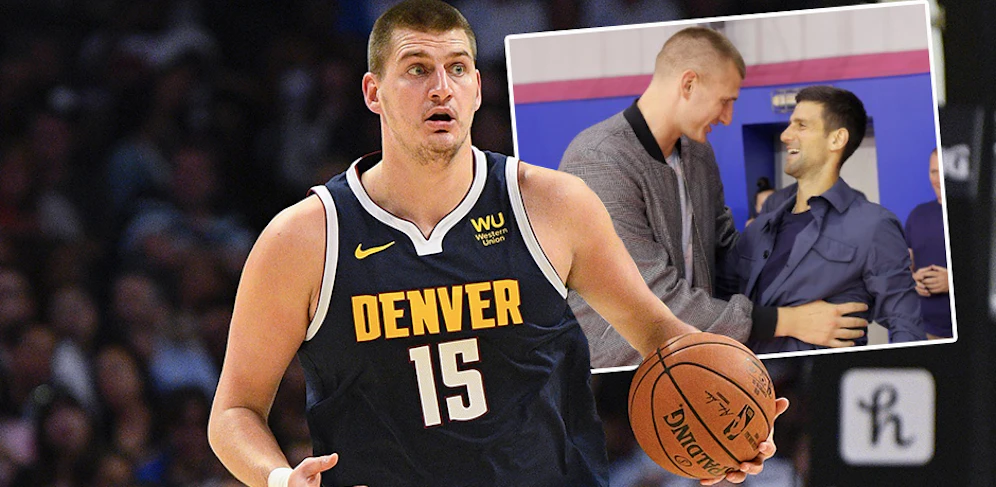Nikola Jokic und Novak Djokovic