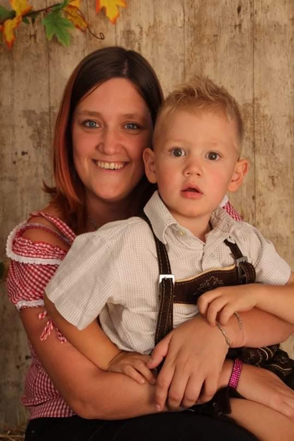 Nico mit seiner Mama