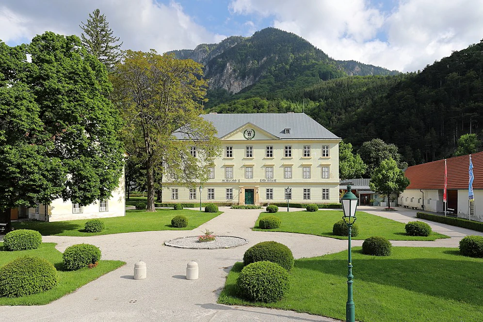 Das Schloss in Reichenau an der Rax.