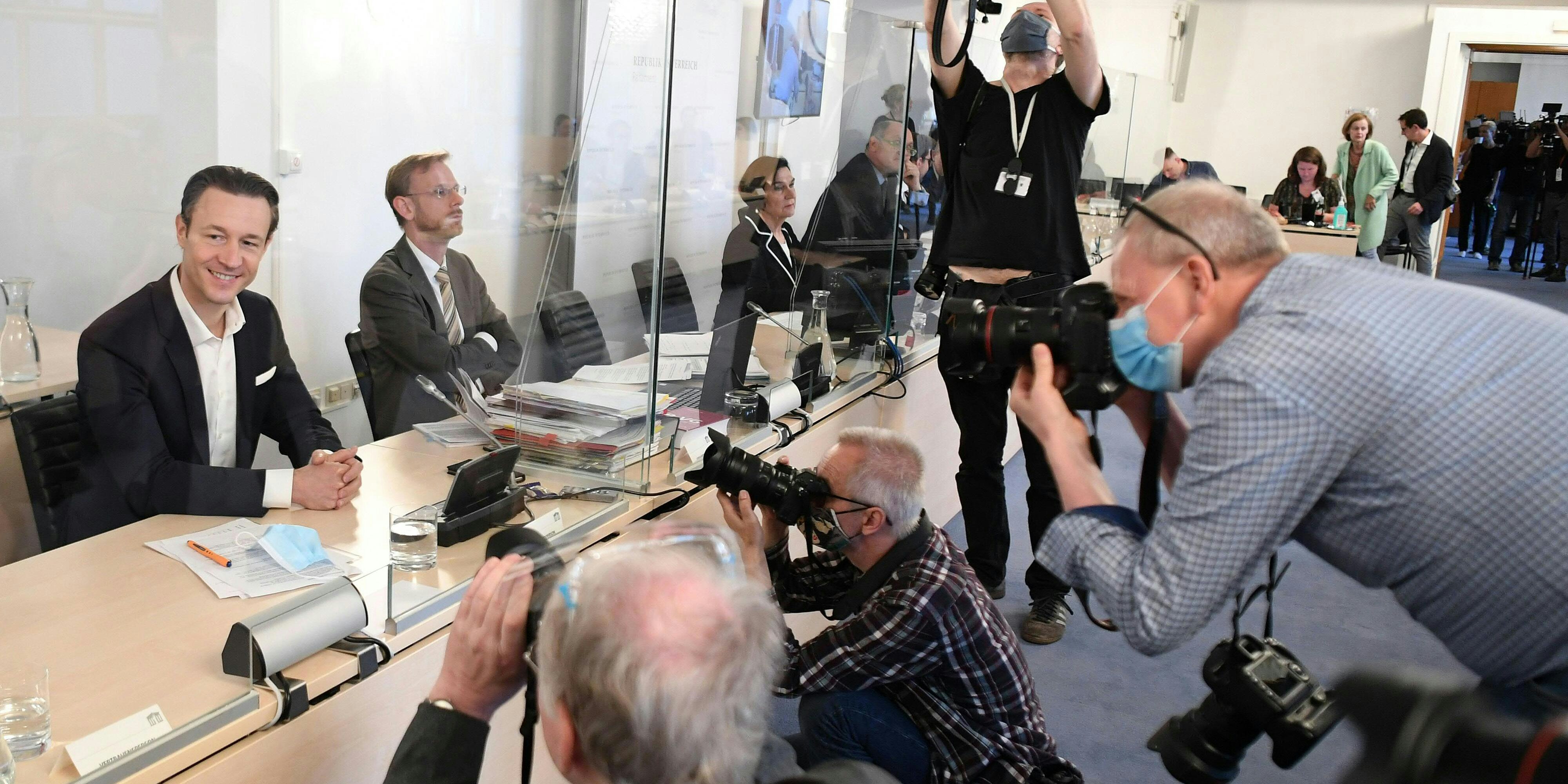 Gernot Blümel hat seinen Spaß im Ibiza-U-Ausschuss