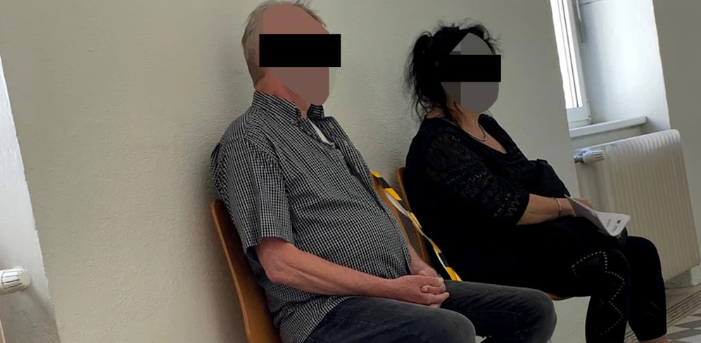 Das angeklagte Pärchen