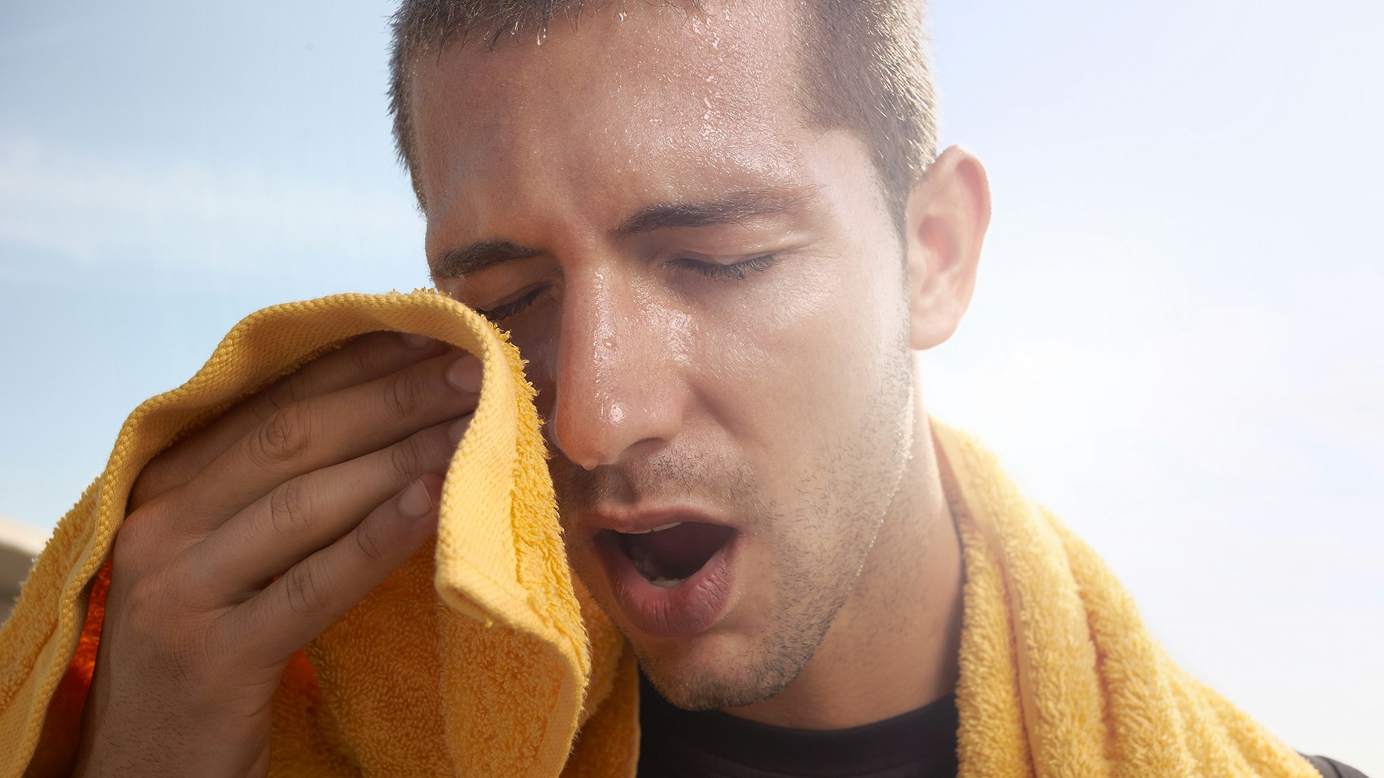 Sommerhitze treibt uns den Schweiß auf die Stirn. Symbolfoto