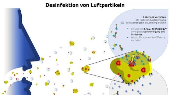 Österreichisches Biotech-Unternehmen CuraSolutions entwickelt natürliches Verfahren zur Reduktion von Keimen und Viren in Aerosolen.