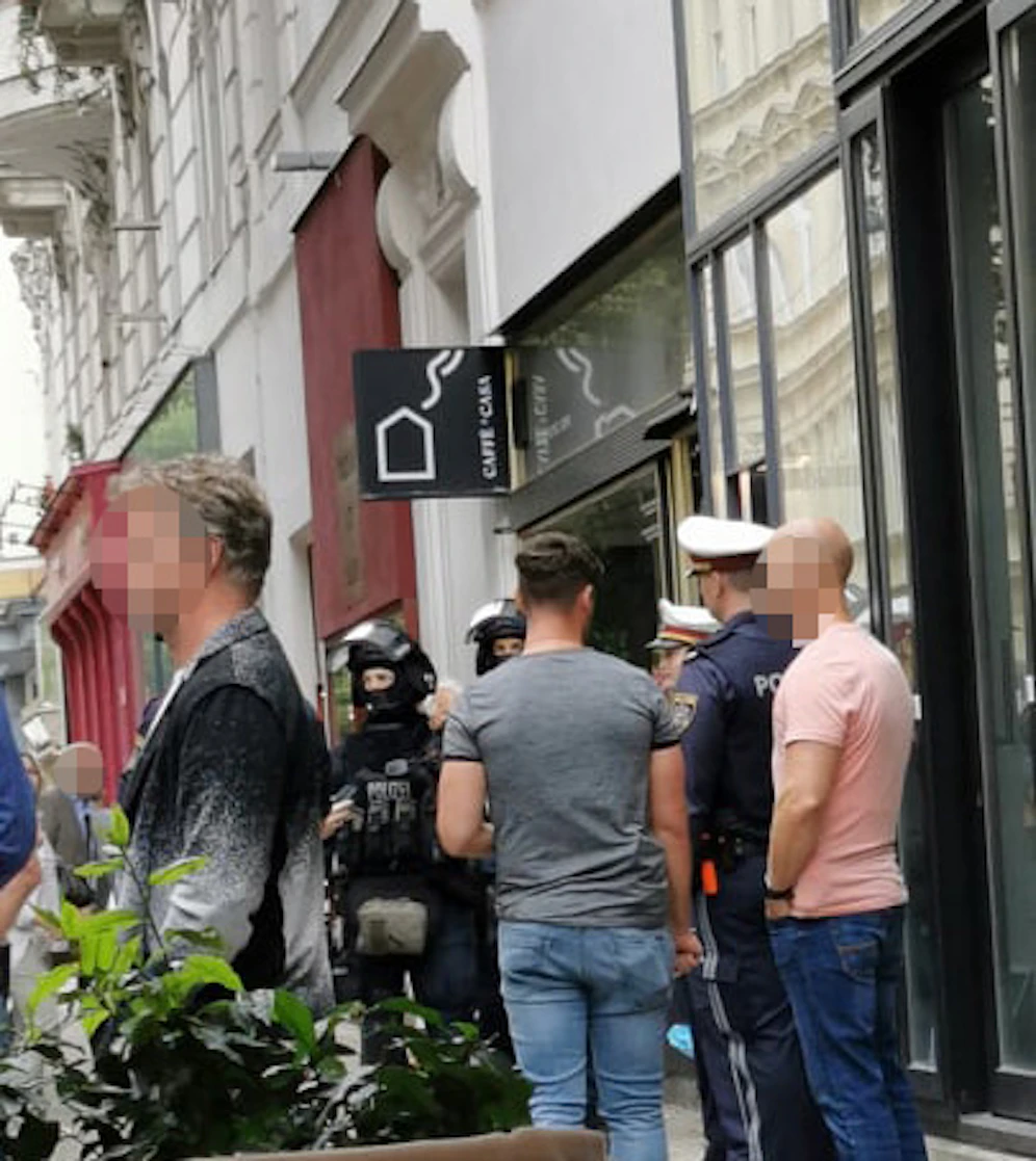 Polizei-Einsatz in der Servitengasse