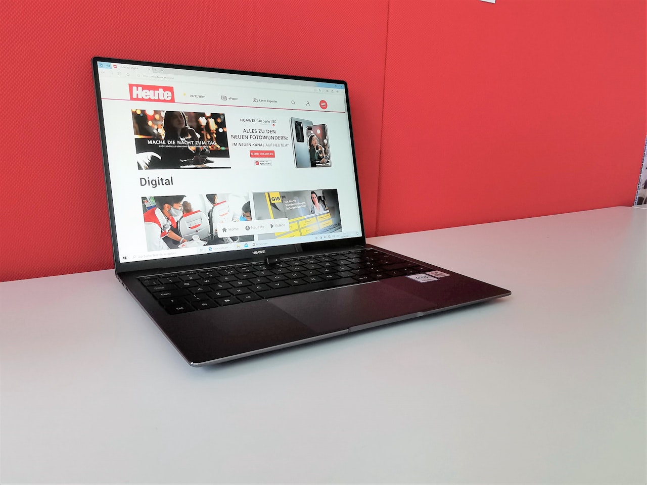 Heute.at - Huawei MateBook X Pro im Test: Update für Flaggschiff