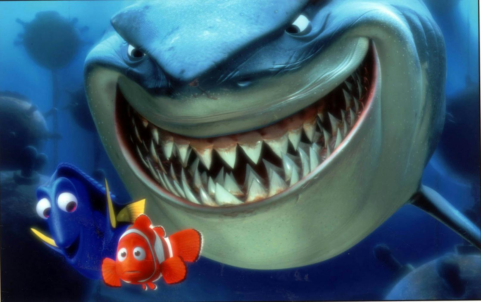 In "Findet Nemo"(2003) zollt Pixar Steven Spielbergs Meisterwerk Tribut. Ihr Haifisch heißt ebenfalls "Bruce".