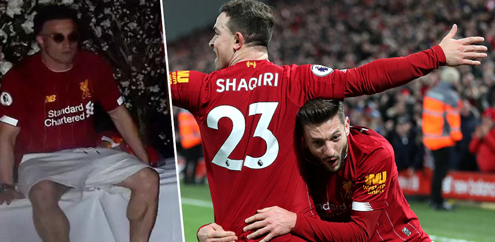 Xherdan Shaqiri beeindruckt mit seiner Muskulatur