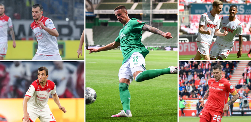 Marco Friedl (Mitte) steht mit Bremen mit dem Rücken zur Wand