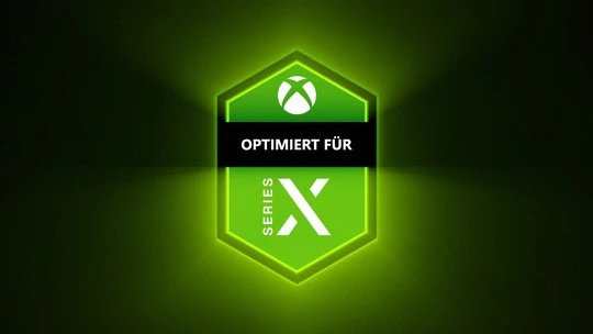 Das ist das "Optimiert für Xbox Series X"-Badge.