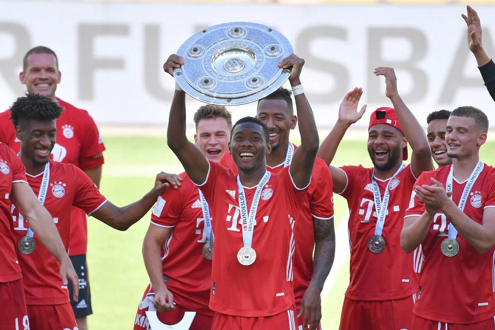 David Alaba wurde zum achten Mal in Serie Meister mit den Bayern