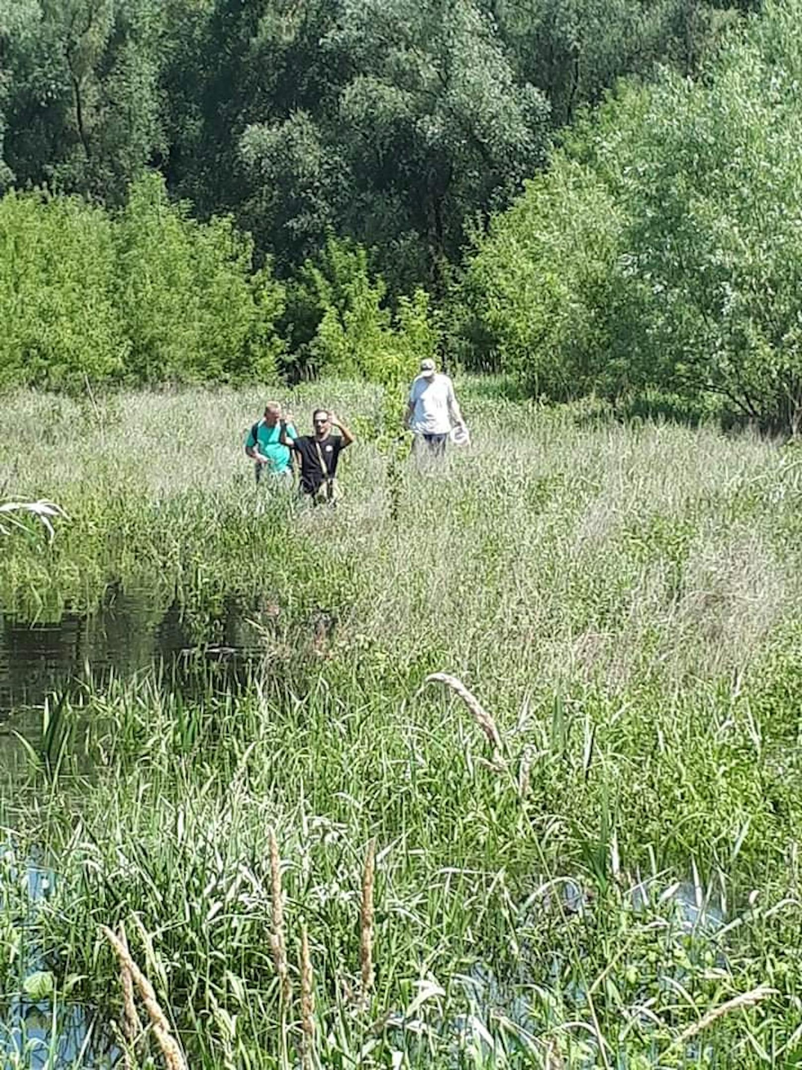 Gelsentrupp im Einsatz.