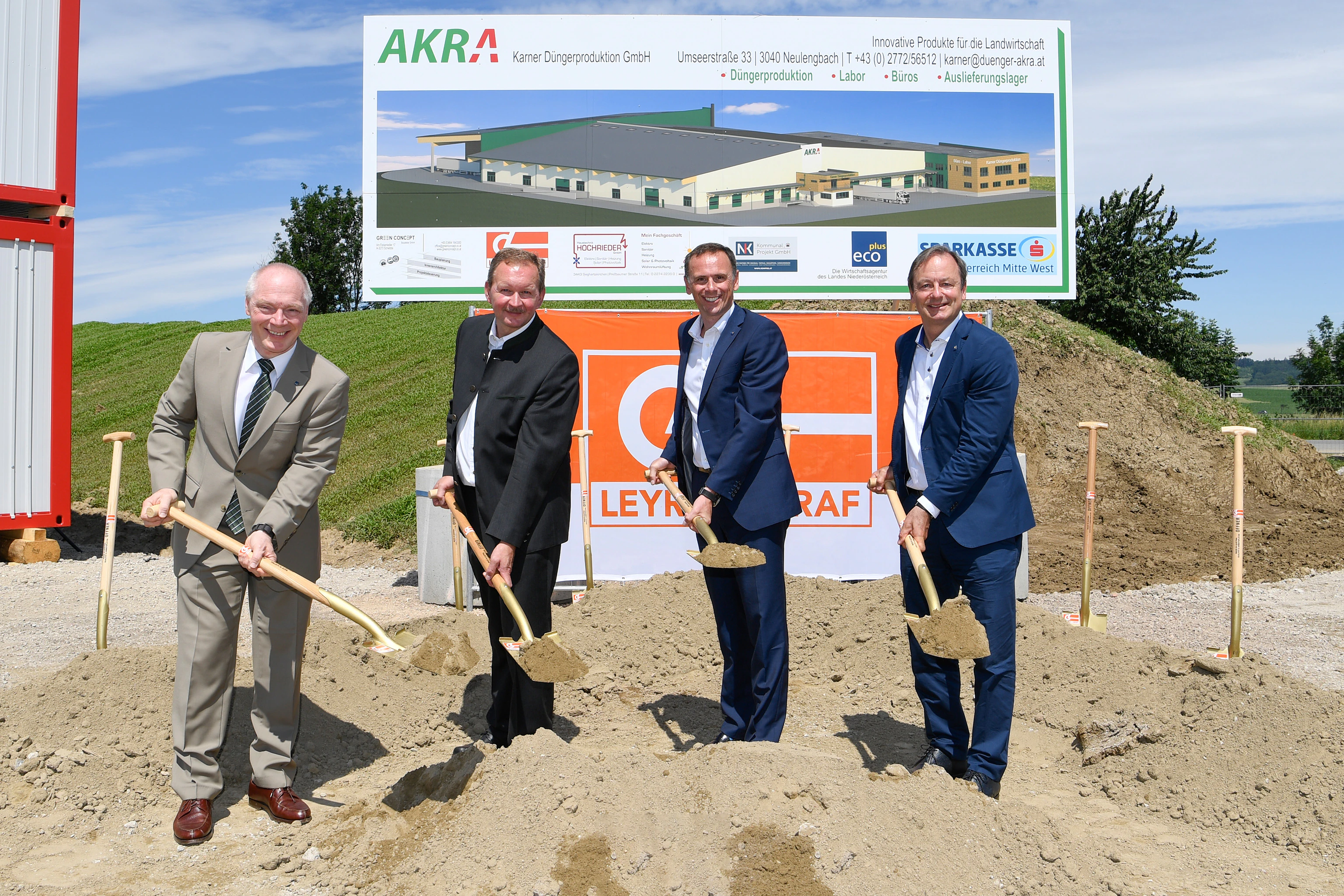 Helmut Miernicki, Robert Karner, Jochen Danninger und Martin Michalitsch.