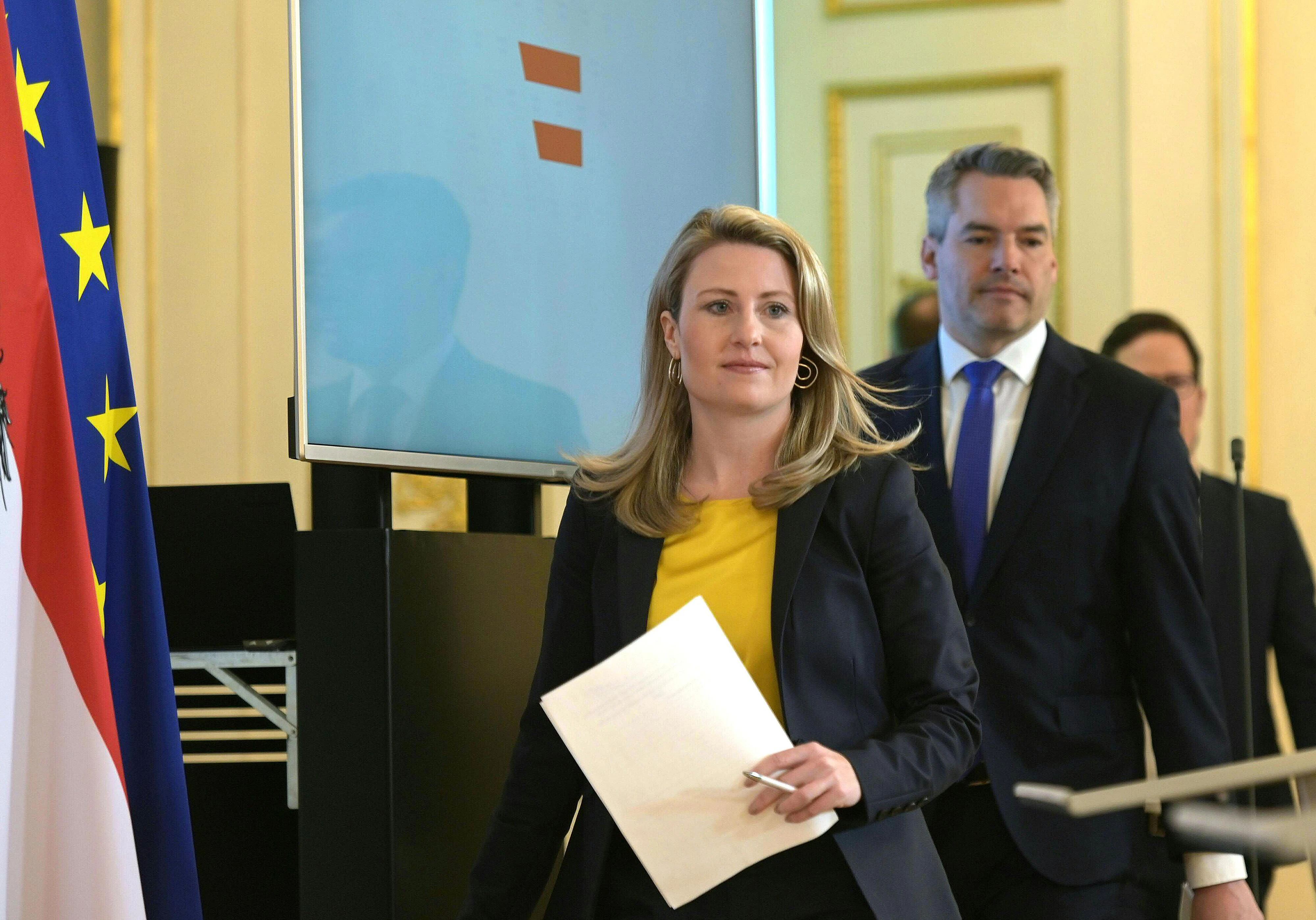 Integrationsministerin Susanne Raab und Innenminister Karl Nehammer (beide ÖVP)