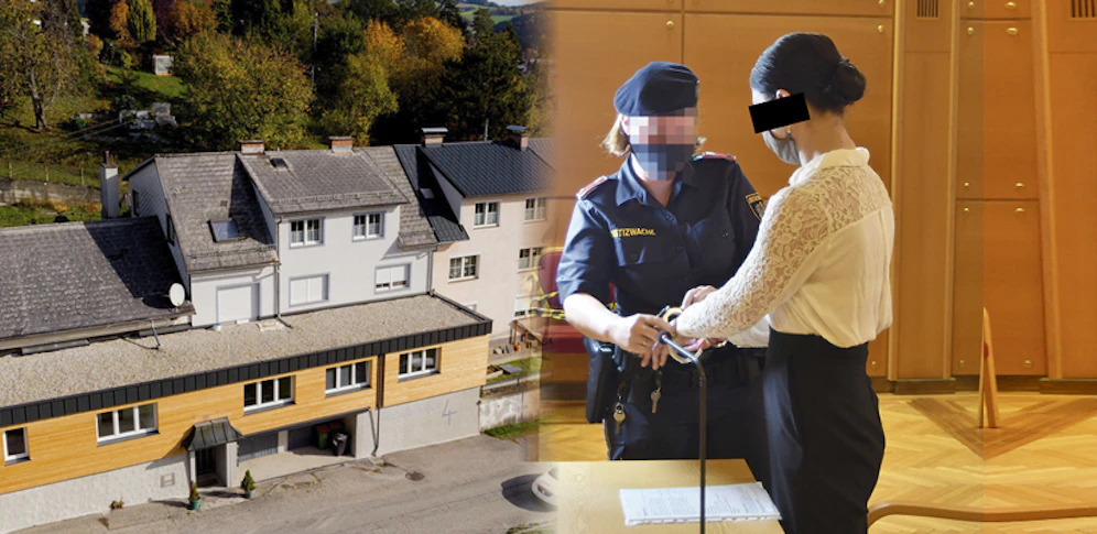 Die Beschuldigte soll auf ihren Lebensgefährten eingestochen haben.