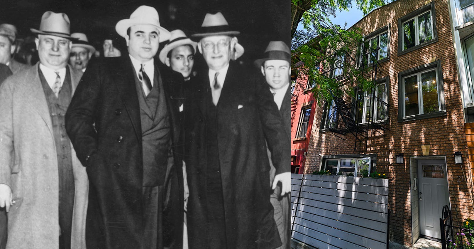 In diesem Haus in Chicago wuchs der berühmt-berüchtigte Gangster-Boss Al Capone auf.<br>