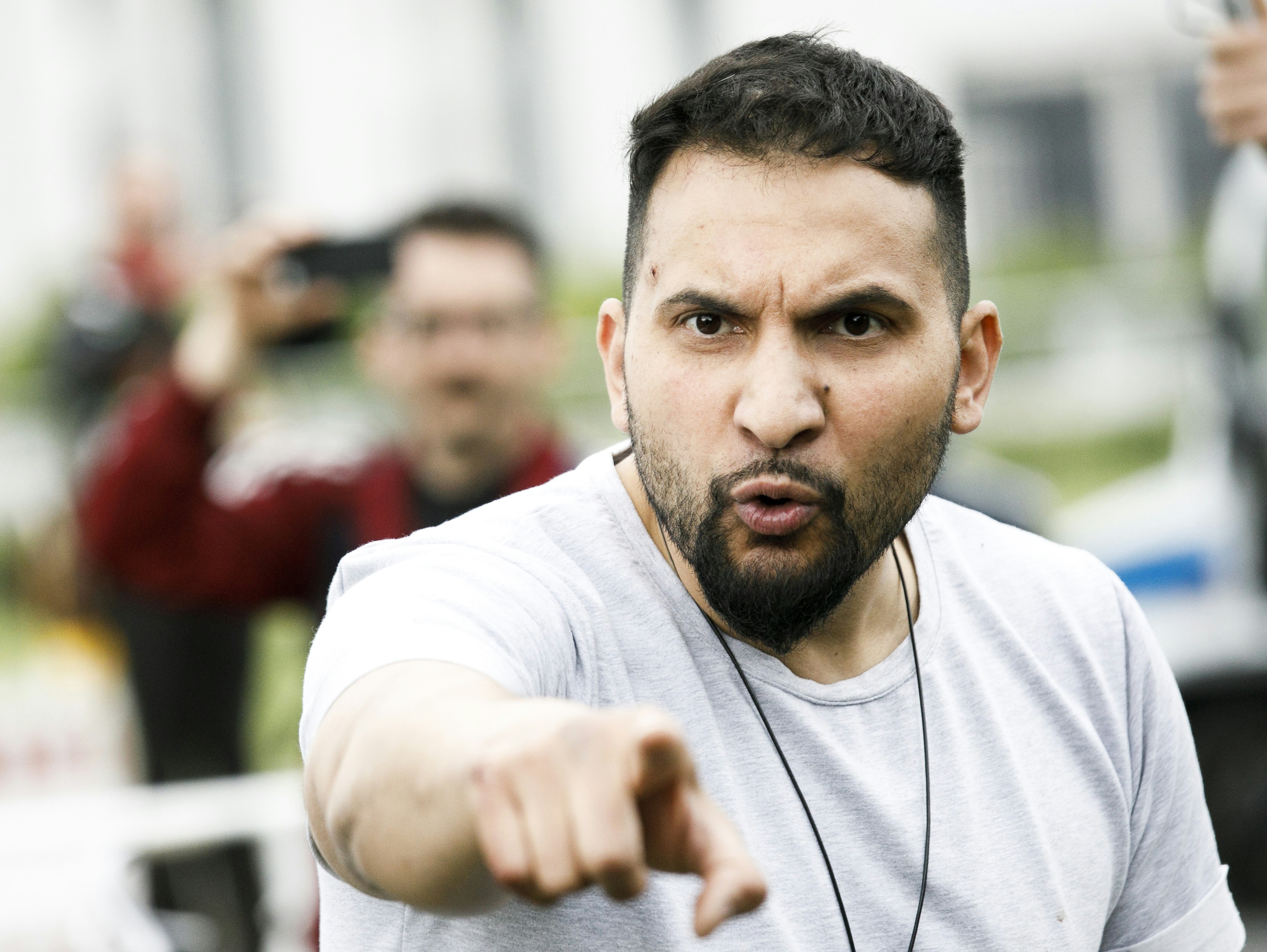 Einst veganer Promi-Koch, nun selbsternannter Umstürzler und Anführer: Attila Hildmann in Berlin.