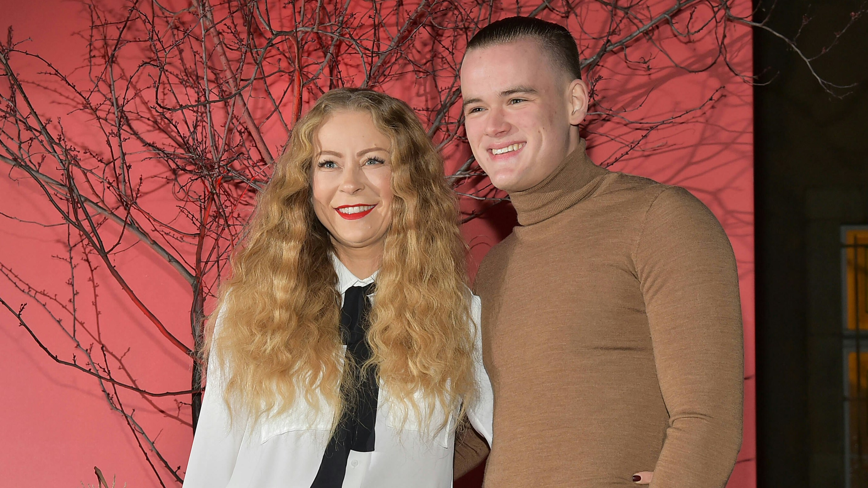 Jenny Elvers mit ihrem Sohn Paul.&nbsp;