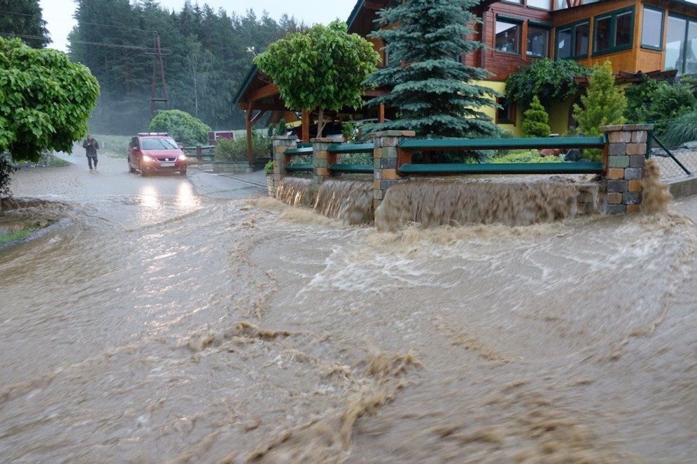 Unwetter im Bezirk Neunkirchen (Archivfoto)