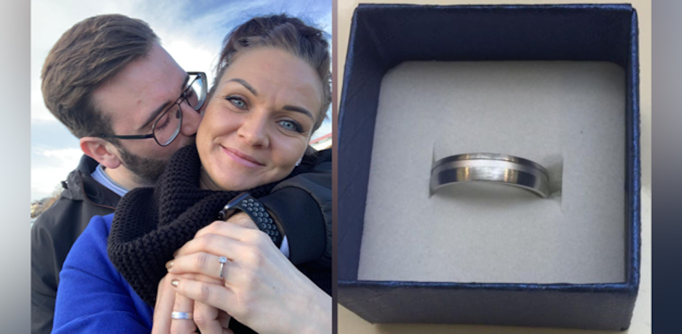 Daniela und Markus suchen ihren Verlobungsring, den sie in der Drachenwand verloren hatten.