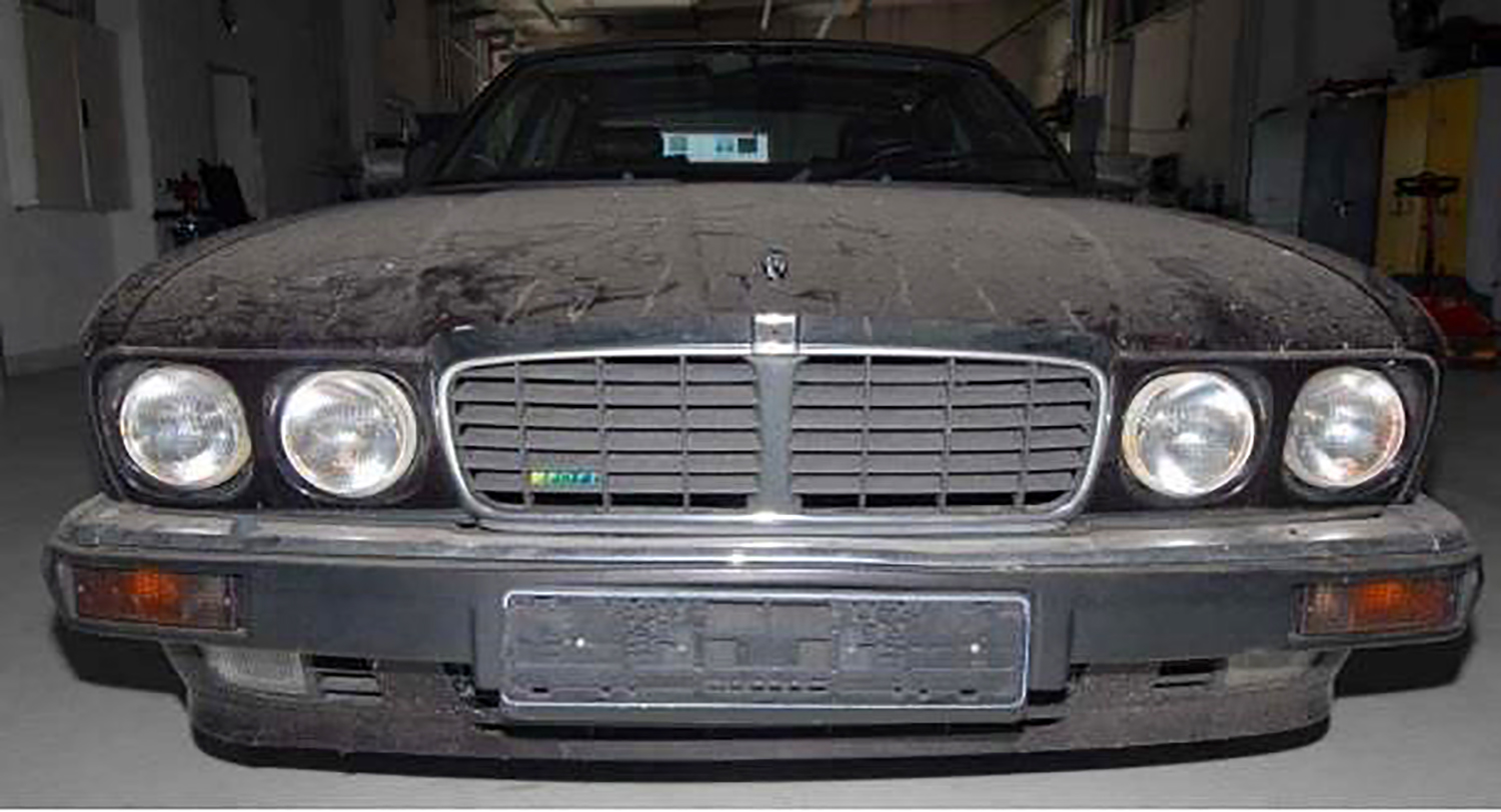 Der Jaguar des 43-jährigen Tatverdächtigen