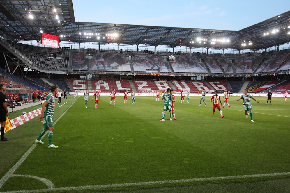 Das Rapid-Gastspiel in Salzburg war alles andere als ein Straßenfeger.
