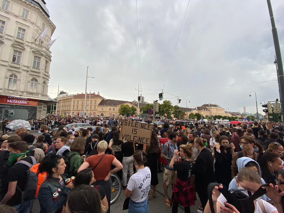 Demo gegen Rassismus in Wien (Archivbild).&nbsp;