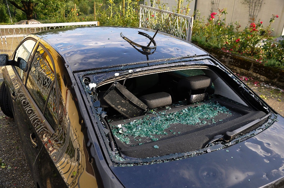 Gewitter-Schaden in Gleisdorf: Weiz ist der blitzreichste Bezirk Österreichs.