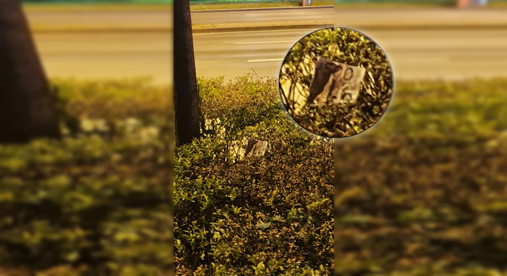 Wer hat seinen 500er beim Karlsplatz verloren?