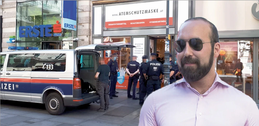 Der dubiose Maskenshop verkaufte Masken von Niko Kern.<br>