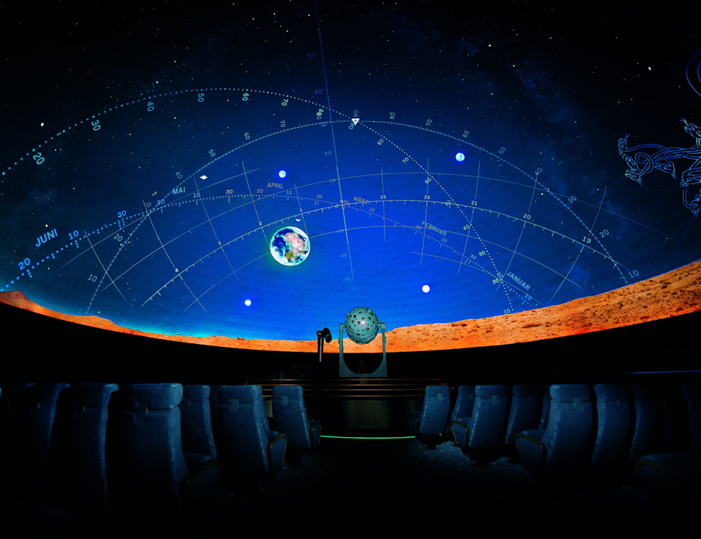 Das Planetarium Wien hat ab sofort wieder geöffnet.