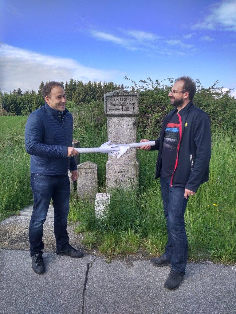 Layr (li.) und Hokr (re.) beim 
