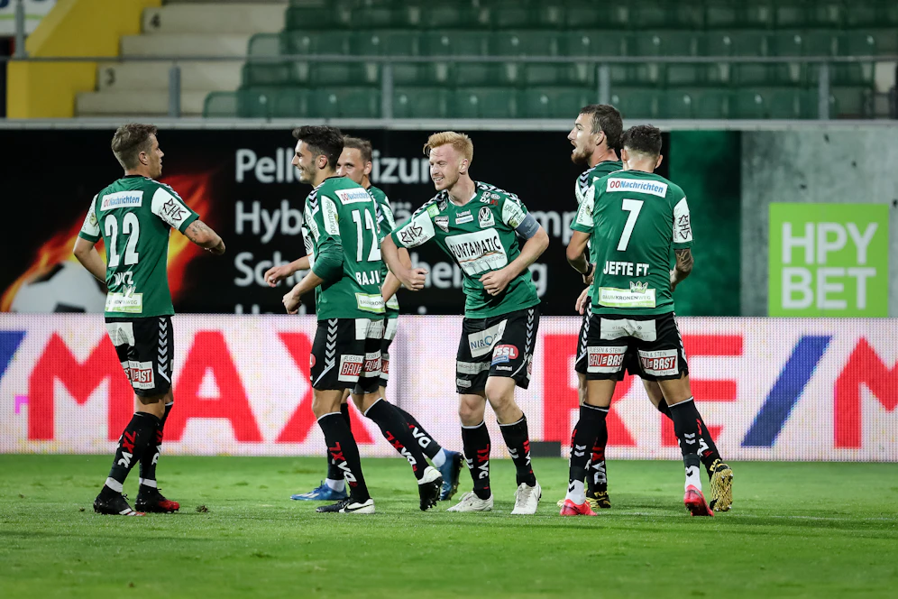 Die SV Ried ist mit einem Sieg ins Liga-Finish gestartet.