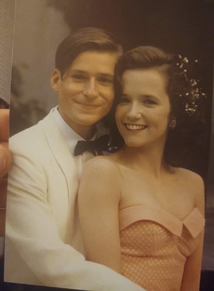 Crispin Glover und Lea Thompson