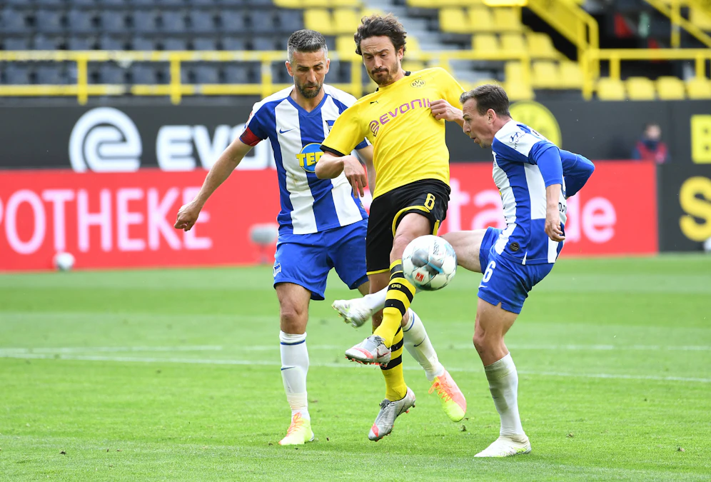 Dortmund feiert einen knappen 1:0-Erfolg über die Hertha. 