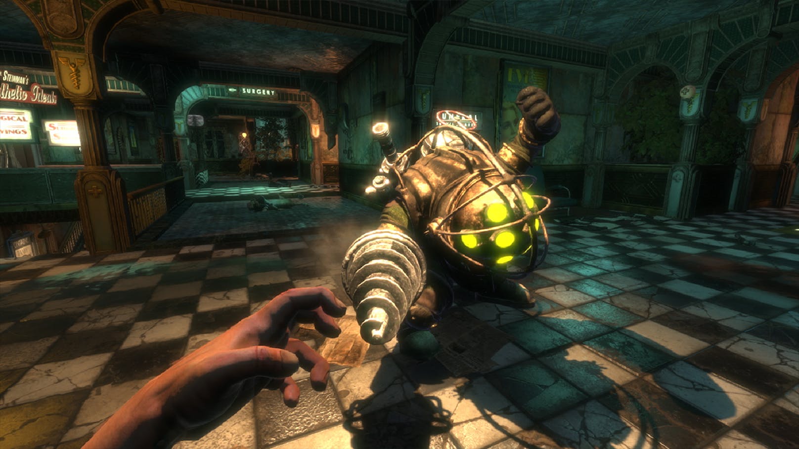 Was bietet "BioShock: The Collection" auf Switch eigentlich? Es handelt sich um die Games "BioShock Remastered", "BioShock 2 Remastered" und "BioShock Infinite: The Complete Edition" einschließlich sämtlicher Singleplayer-Add-ons.