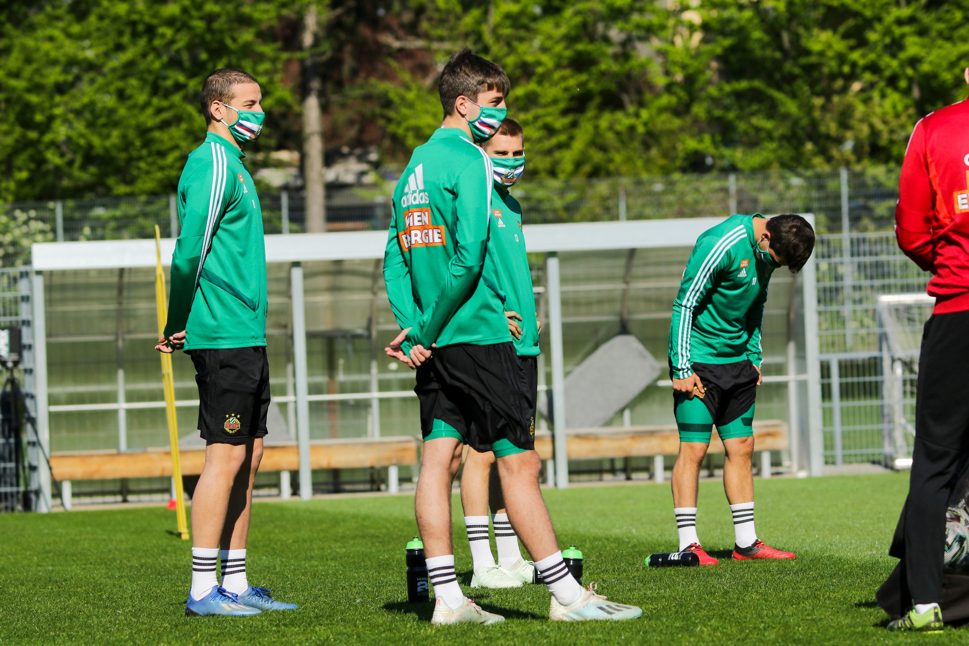 Rapid ist für das Geisterspiel gerüstet.