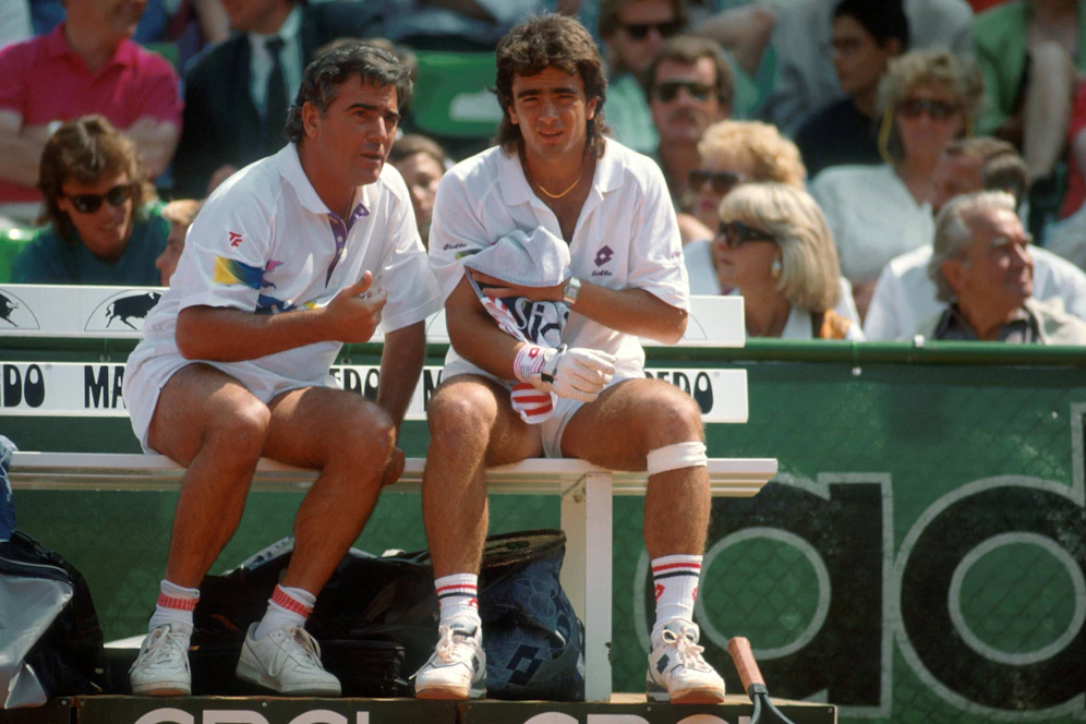 Guillermo Perez-Roldan (r.) mit seinem Vater.