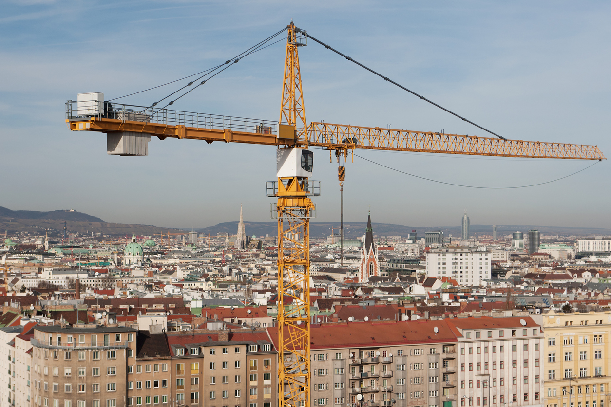 Die Jugendlichen kletterten auf einen Baukran.