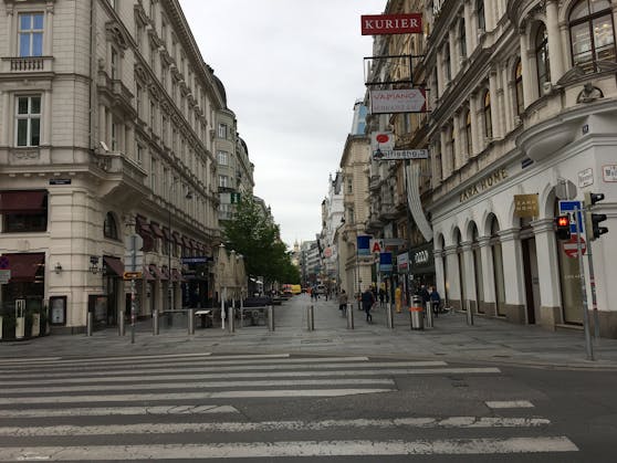 Blick auf die Kärntner Straße: Samstag kam es zu einem Polizeieinsatz.