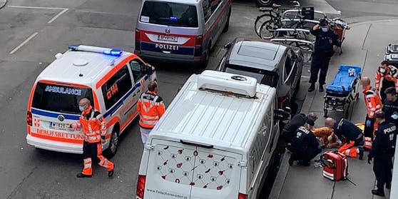 In der Pernerstorfergasse wurde ein Mann festgenommen.