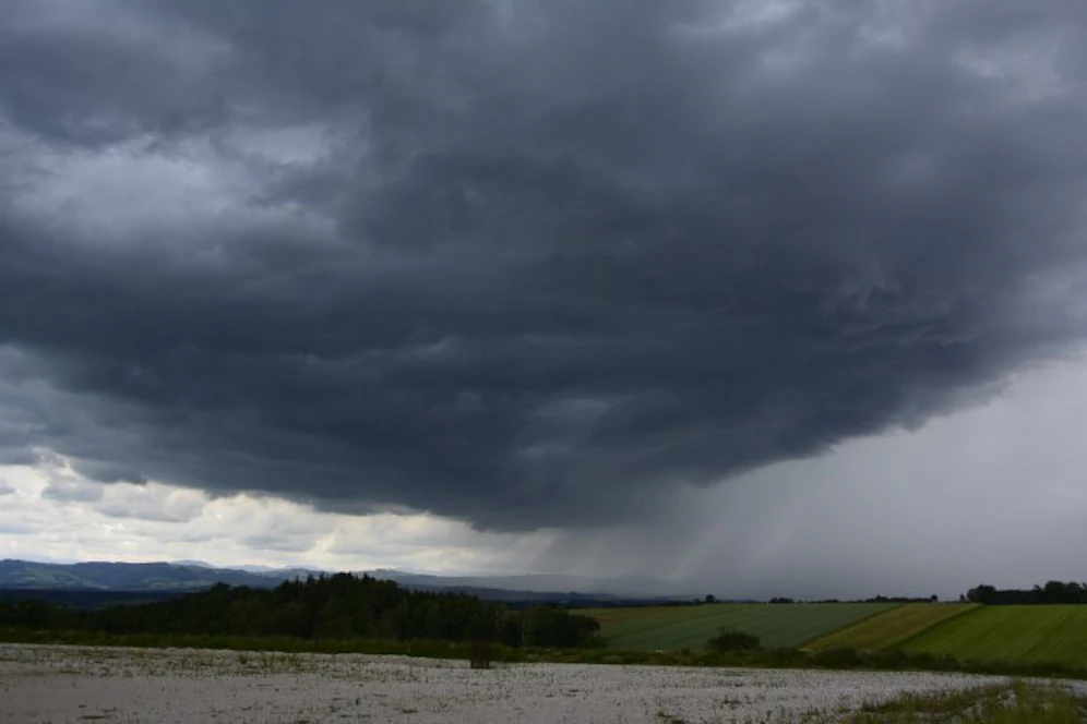 Hagelgewitter bei Kematen an der Ybbs (Amstetten)