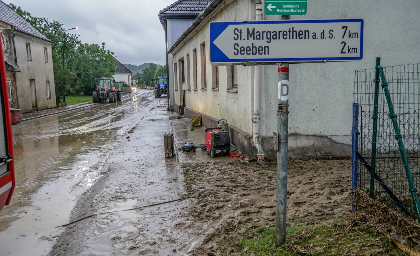 Ein kräftiges Hagel-Gewitter verursachte am Sonntag im Osten Österreichs enorme Schäden.