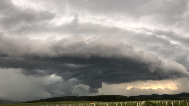 Gewitter über Österreich.